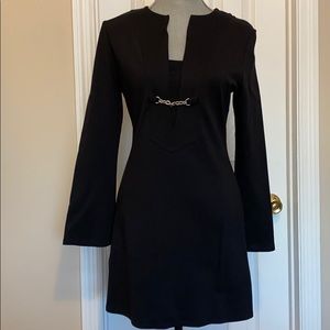 Max Studio Retro Mod Bell Sleeve Mini Dress S